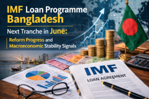 IMF Loan Programme Bangladesh Next Tranche June discussed in policy review context involving Bangladesh authorities and International Monetary Fund officials
