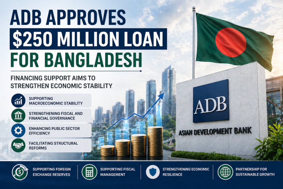 ADB loan Bangladesh 250 million economic stability support