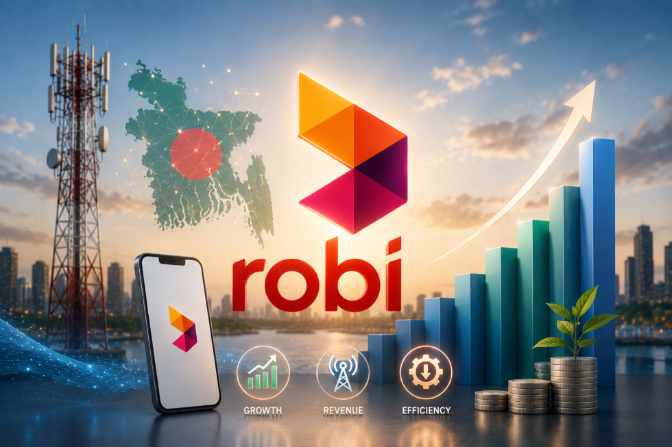 Robi Profit Growth discussed alongside telecom data revenue expansion and operational cost efficiency in Bangladesh’s mobile sector