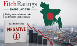 Fitch Bangladesh Rating outlook discussed alongside reserve pressure and Middle East-related external sector risks