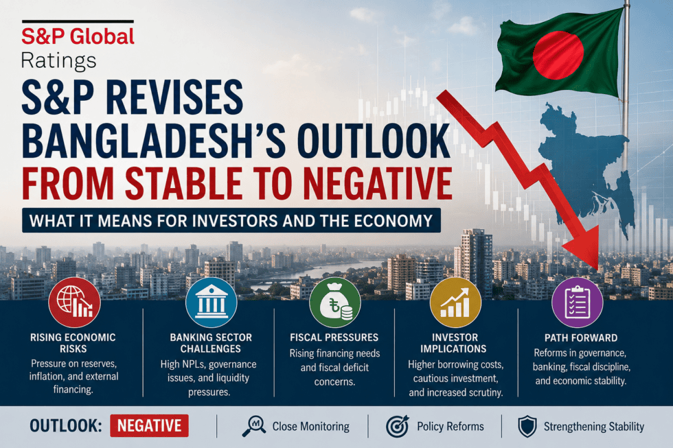S&P Bangladesh negative outlook