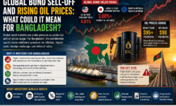 Global bond sell-off oil prices Bangladesh and financial market risks