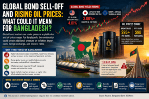 Global bond sell-off oil prices Bangladesh and financial market risks