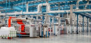 Bangladesh GDP Growth industrial recovery illustrated by textile manufacturing machinery