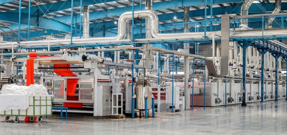 Bangladesh GDP Growth industrial recovery illustrated by textile manufacturing machinery